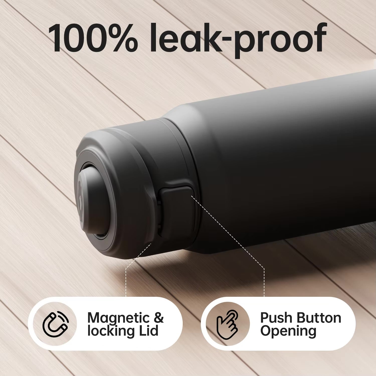 Magnetic Sports Water Bottle & Thermos